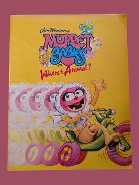 10/$25 Muppet Babies 1988 Live Program Where's Animal